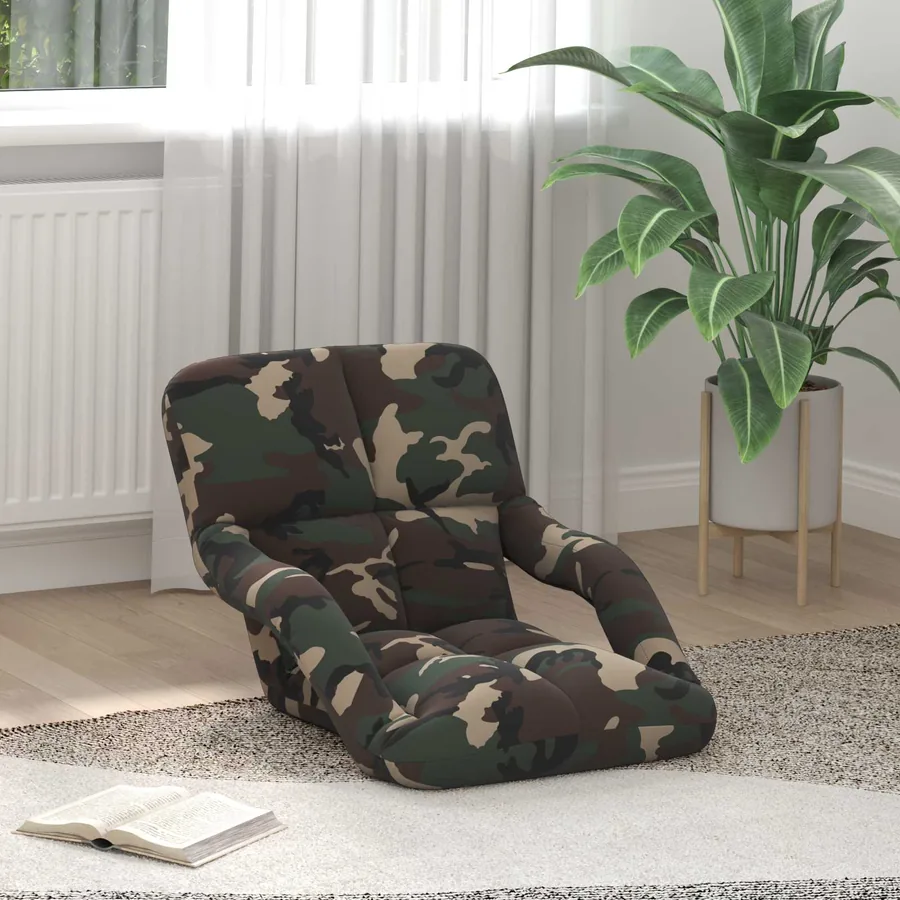 Chaise de sol réglable avec accoudoir