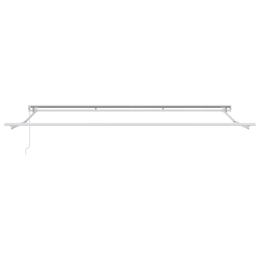 Auvent rétractable manuel Gris clair 5 x 3 m - 5