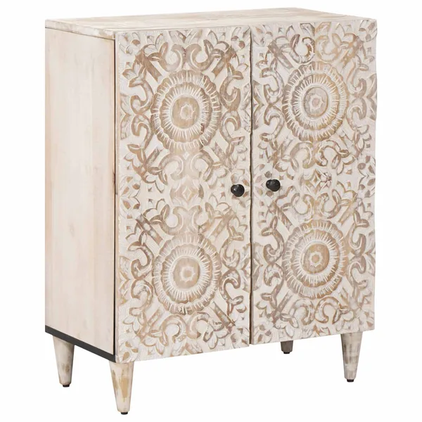 Buffet de Rangement Blanc 60 x 33,5 x 75 cm