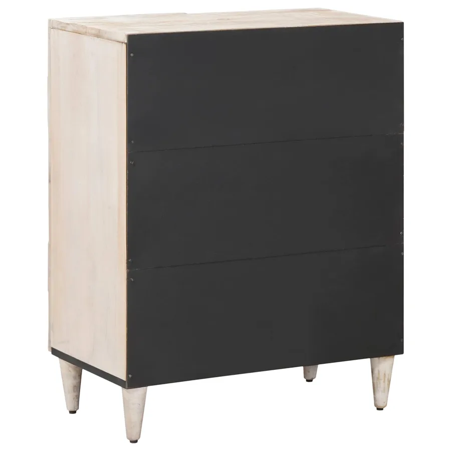 Buffet de Rangement Blanc 60 x 33,5 x 75 cm - 5