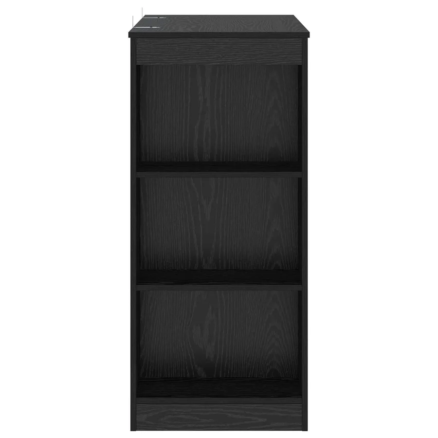Table de bar 95 x 47 x 103,5 cm Bois d'ingénierie Chêne noir - 5