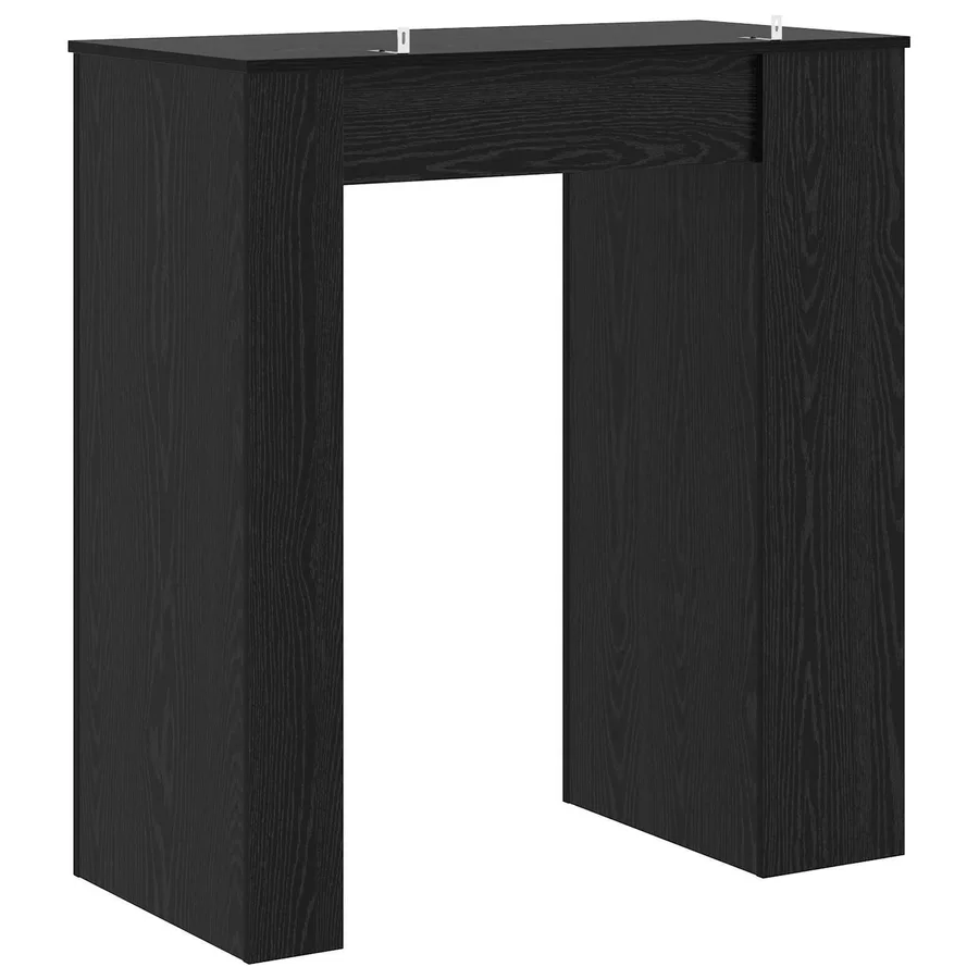 Table de bar 95 x 47 x 103,5 cm Bois d'ingénierie Chêne noir - 6