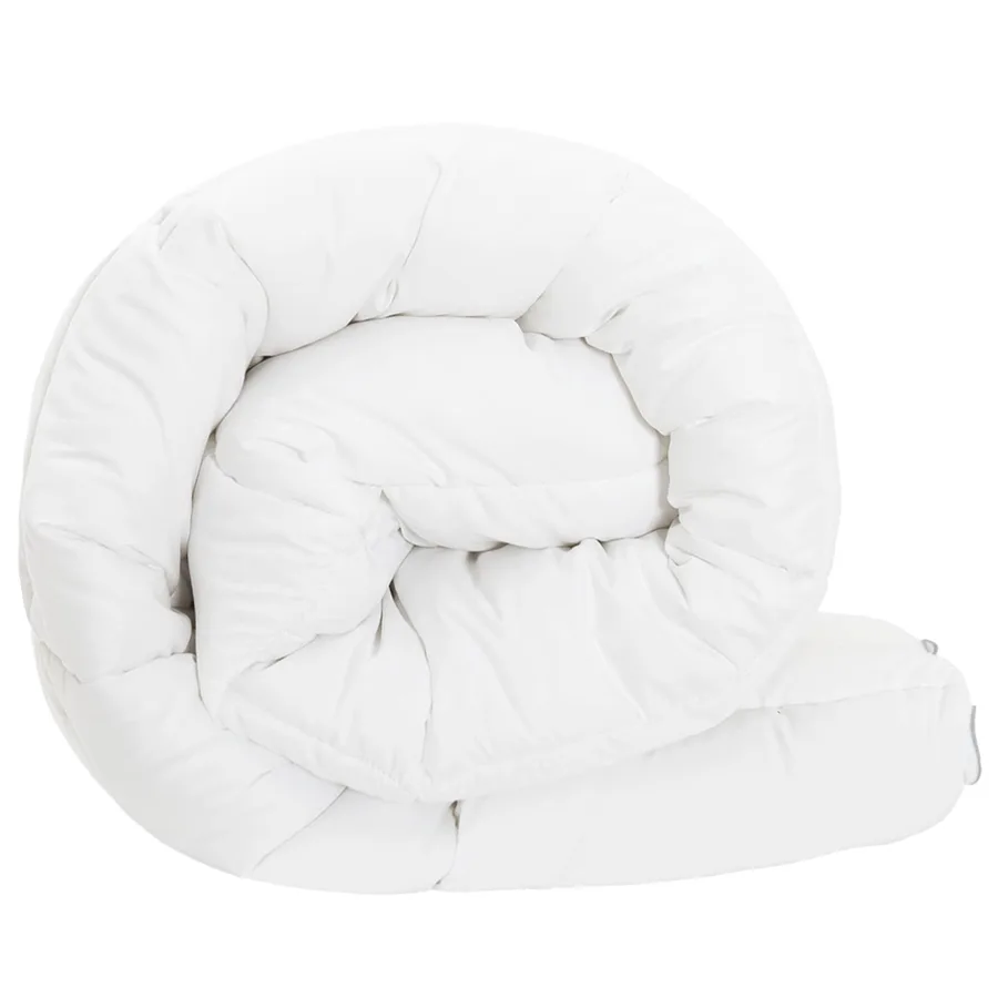Duvet complet toute l'année Blanc 140 x 220 cm Fibre de bambou - 5