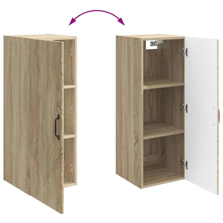 Armoire Murale Chêne Sonoma 33 x 34,5 x 90 cm Bois d'ingénierie - 8