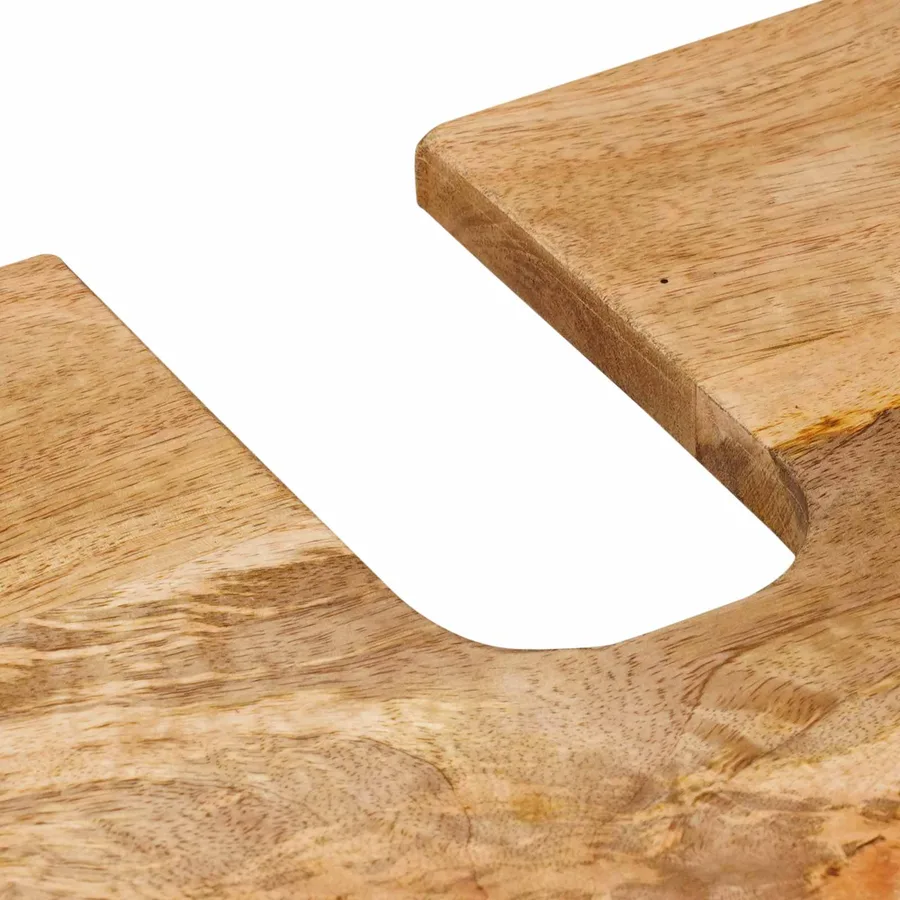 Ensemble de mobilier de salle de bain avec tiroir 5 pcs Naturel - 11