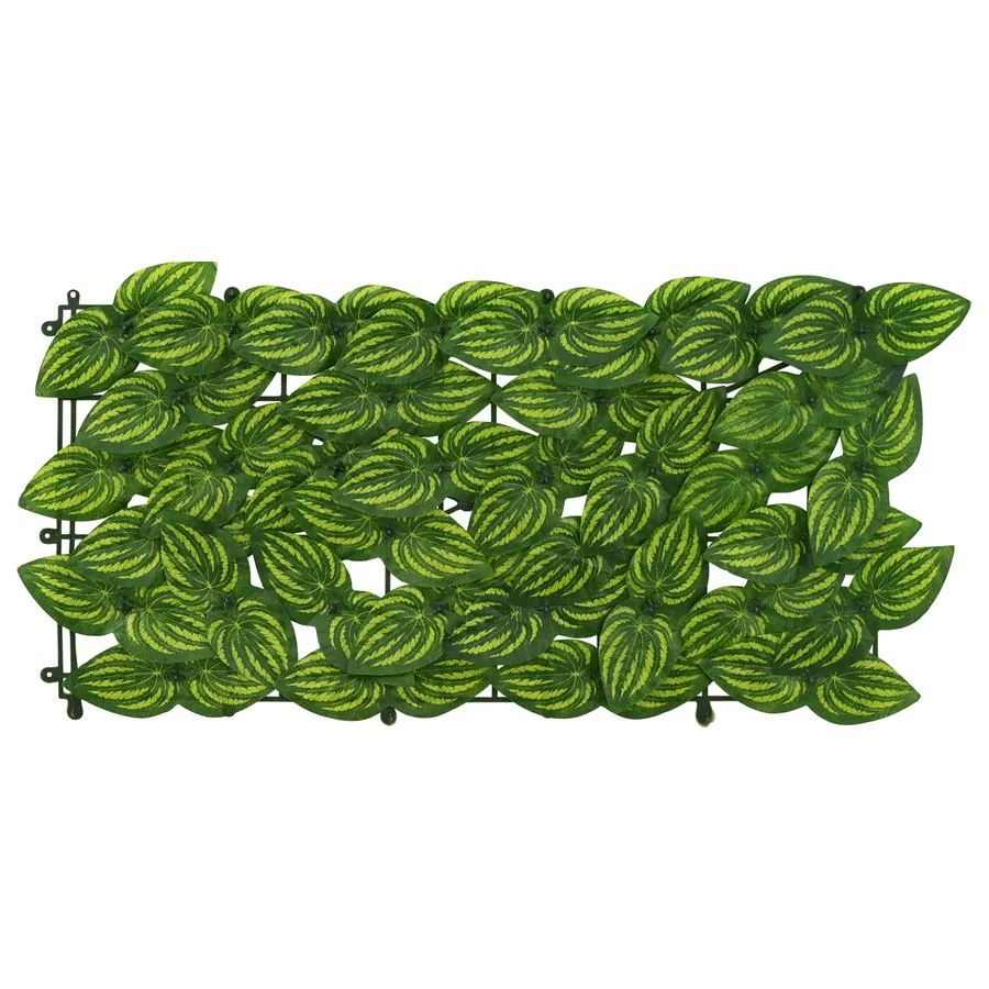 Écran de balcon avec feuilles Vert et jaune 300 x 75 cm - 3