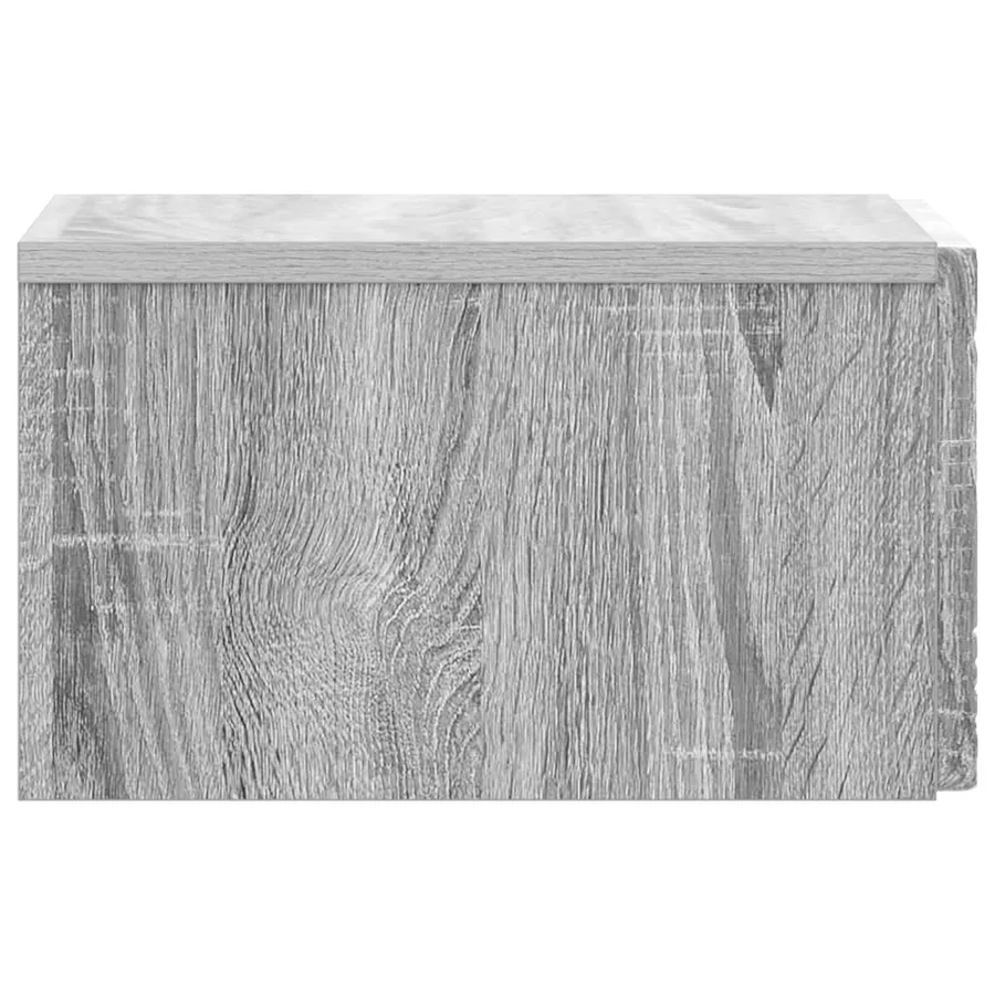 Cabinet de chevet mural 2 pcs Sonoma gris 49 x 34,5 x 20 cm - 7