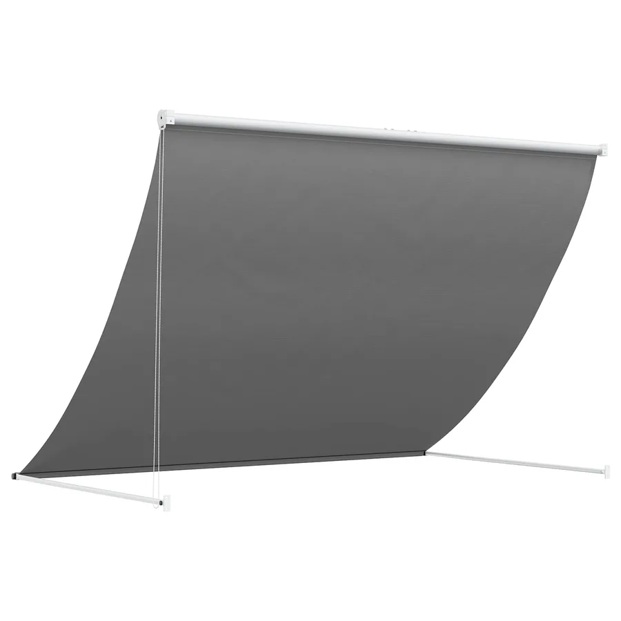 Auvent Gris clair 300 x 150 cm - 4