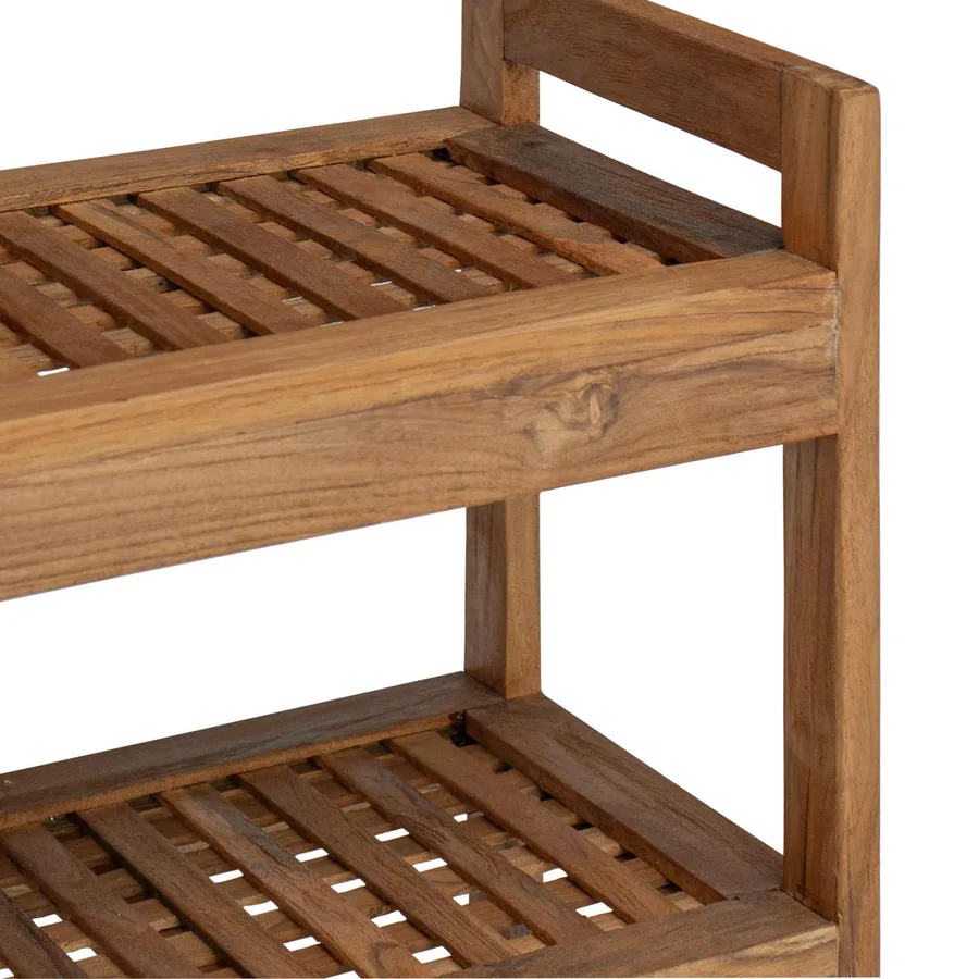 Étagère de salle de bain Naturel 45 x 30 x 71 cm - 6