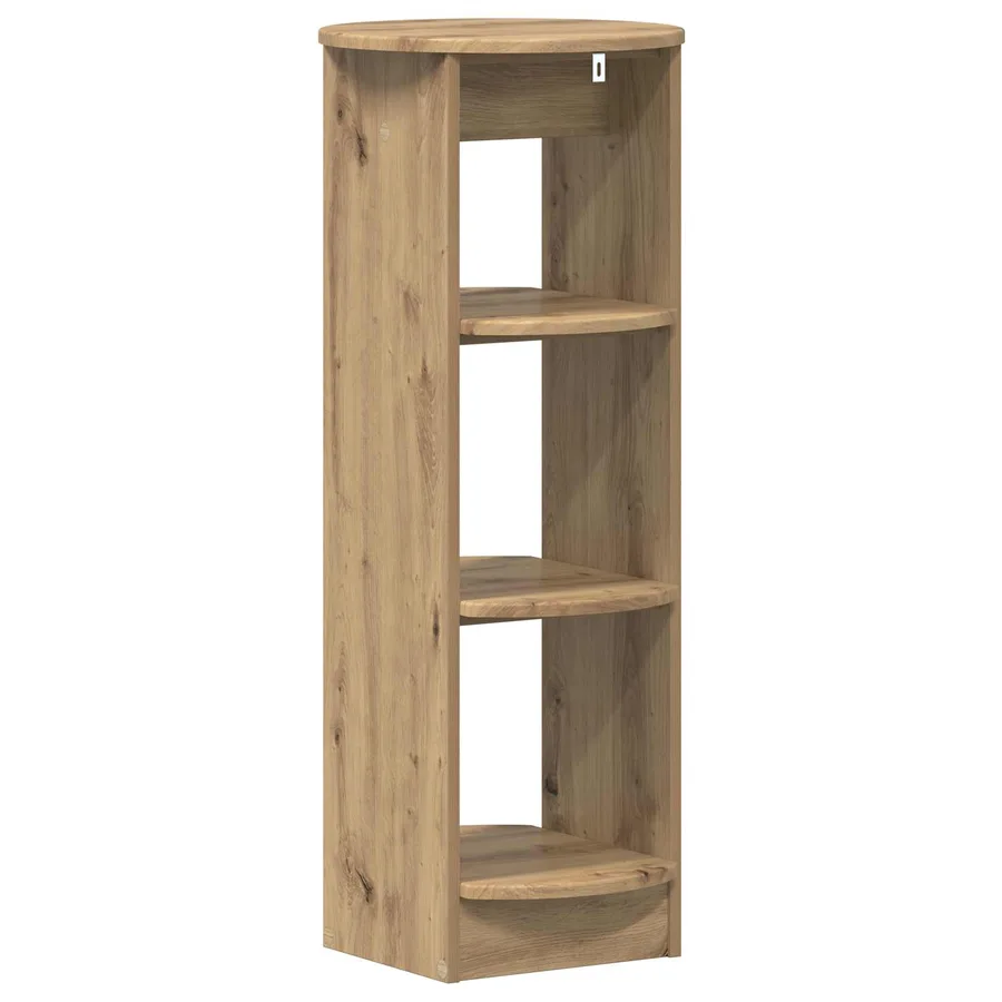 Meuble d'appoint Chêne artisanal 40 x 40 x 100 cm - 6