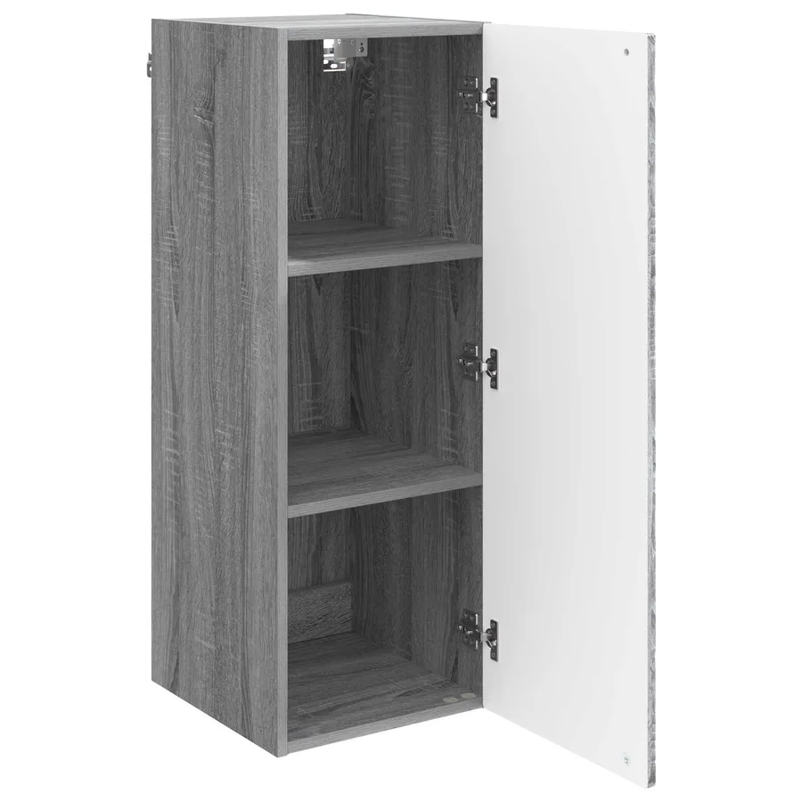 Armoire Murale Sonoma gris 33 x 34,5 x 90 cm Bois d'ingénierie - 3