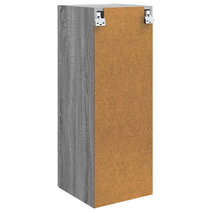 Armoire Murale Sonoma gris 33 x 34,5 x 90 cm Bois d'ingénierie - 6
