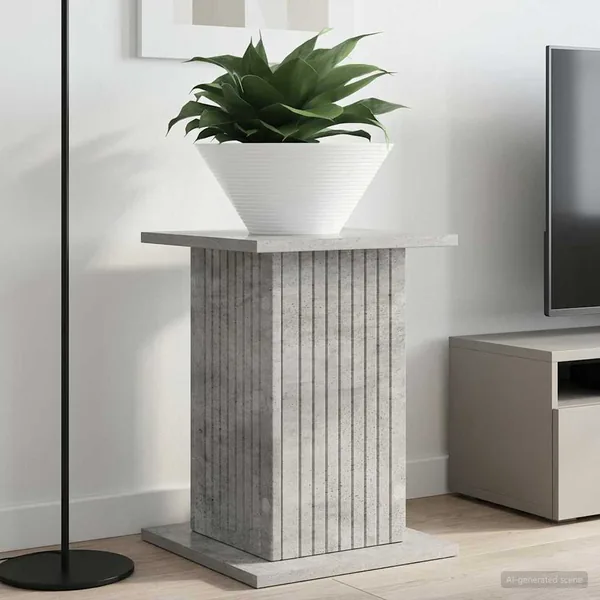 Support de Plante 2 pcs Gris béton 30,5 x 30 x 43 cm