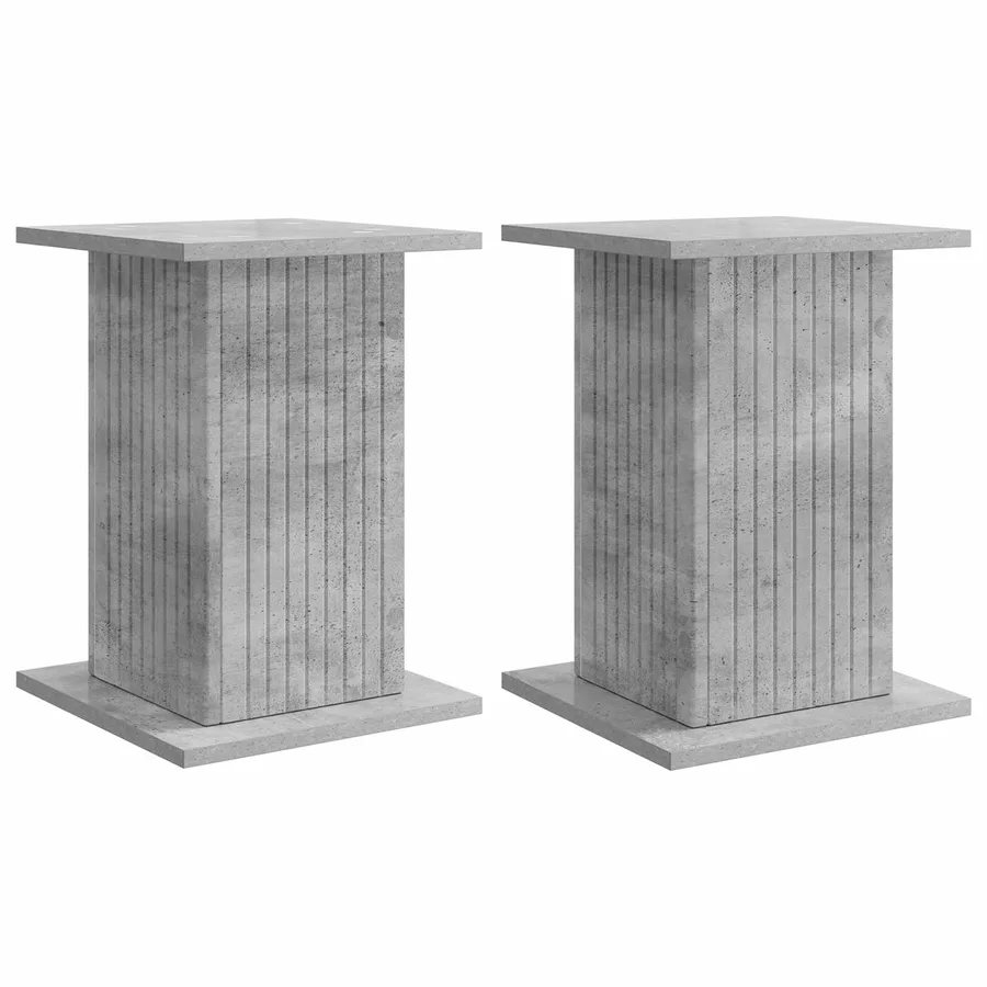 Support de Plante 2 pcs Gris béton 30,5 x 30 x 43 cm - 2
