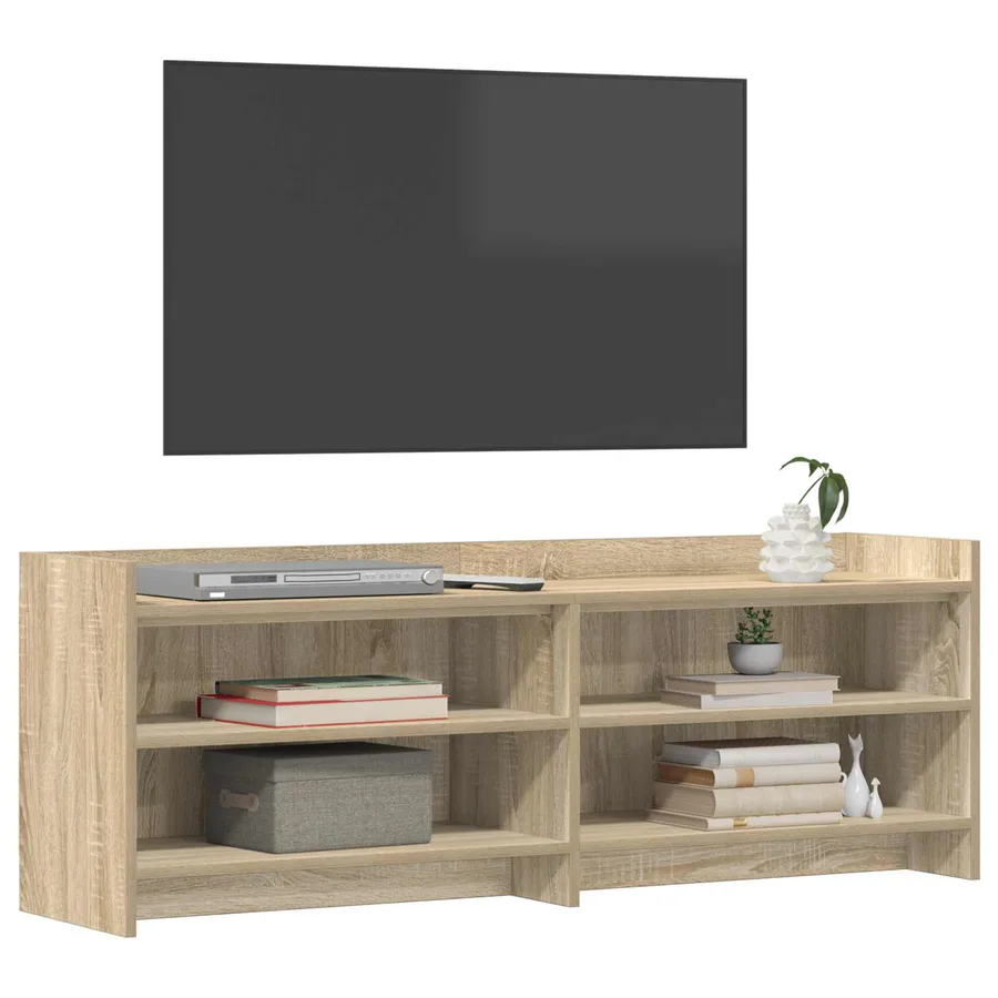 Meuble TV 135 x 33 x 47 cm Chêne Sonoma Bois d'ingénierie - 3