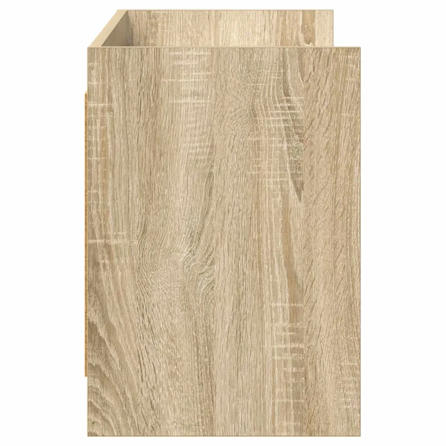 Meuble TV 135 x 33 x 47 cm Chêne Sonoma Bois d'ingénierie - 5