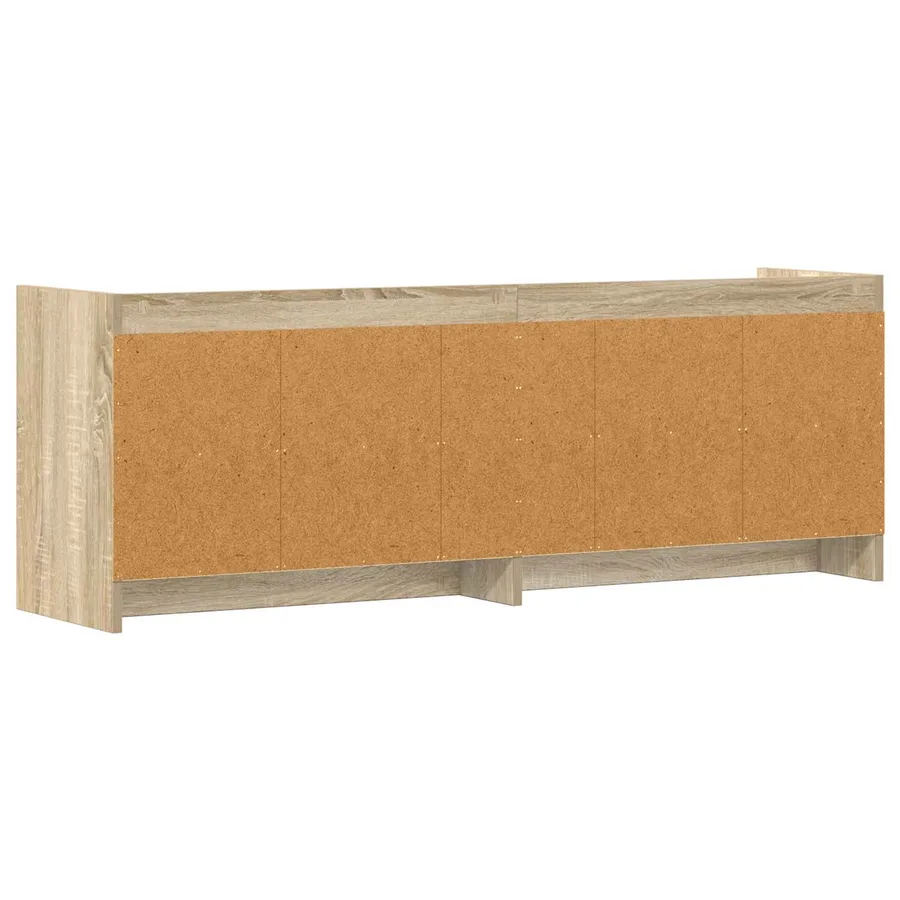 Meuble TV 135 x 33 x 47 cm Chêne Sonoma Bois d'ingénierie - 6