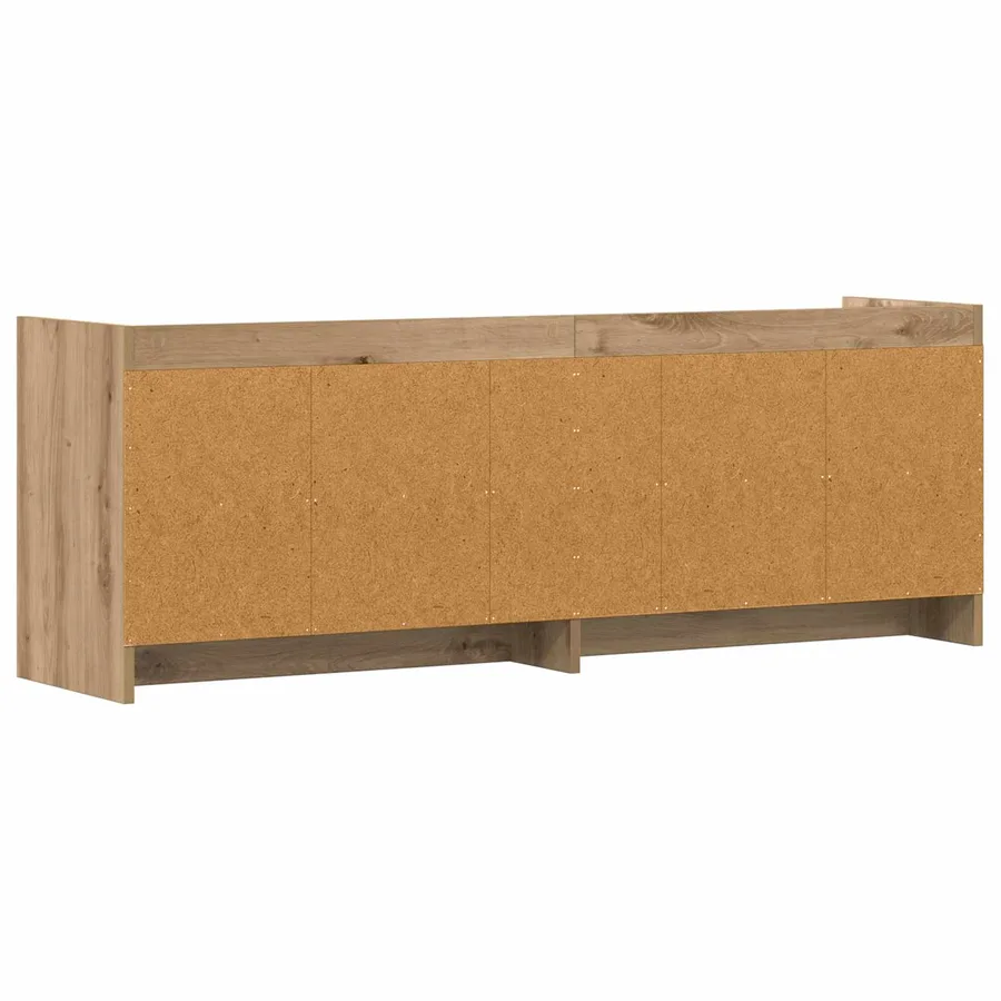 Meuble TV 135 x 33 x 47 cm Chêne artisanal Bois d'ingénierie - 6