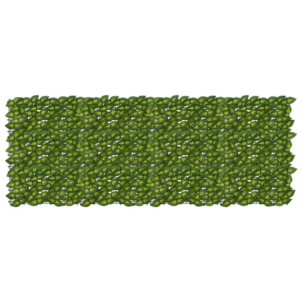 Écran de balcon avec feuilles Vert et jaune 200 x 75 cm