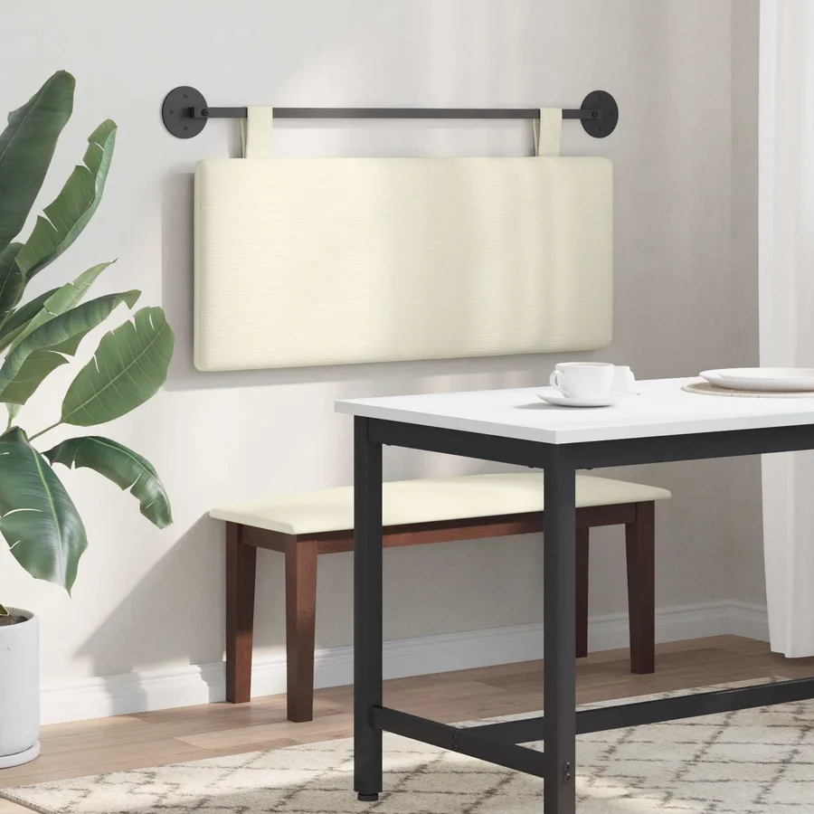 Tête de lit suspendue Tissu en velours côtelé - 4