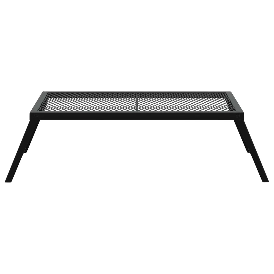 Gril de camping pliable Noir 58 x 31 x 2 cm Acier allié - 4