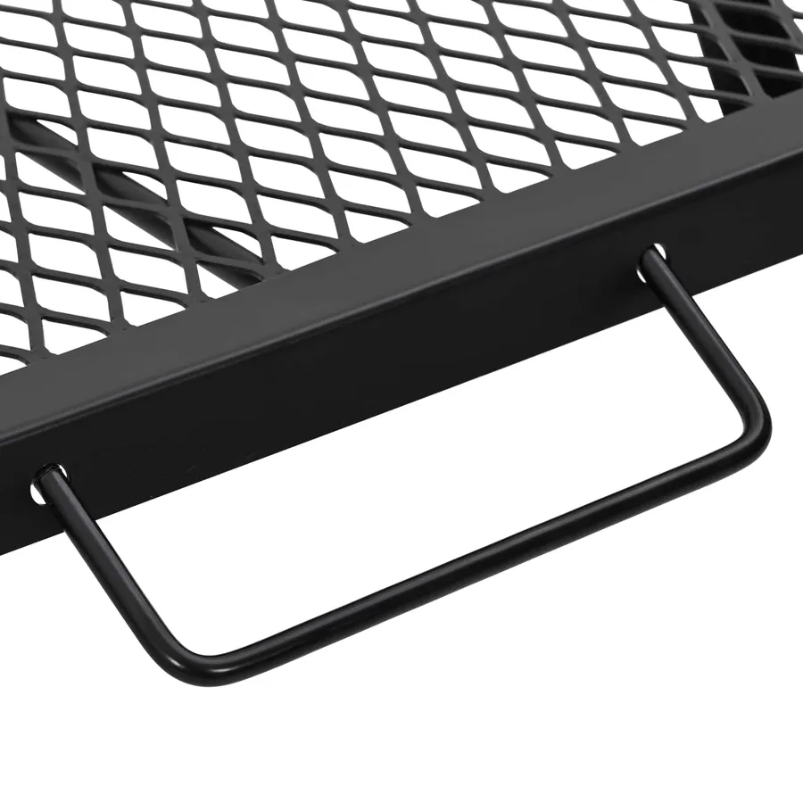 Gril de camping pliable Noir 58 x 31 x 2 cm Acier allié - 7