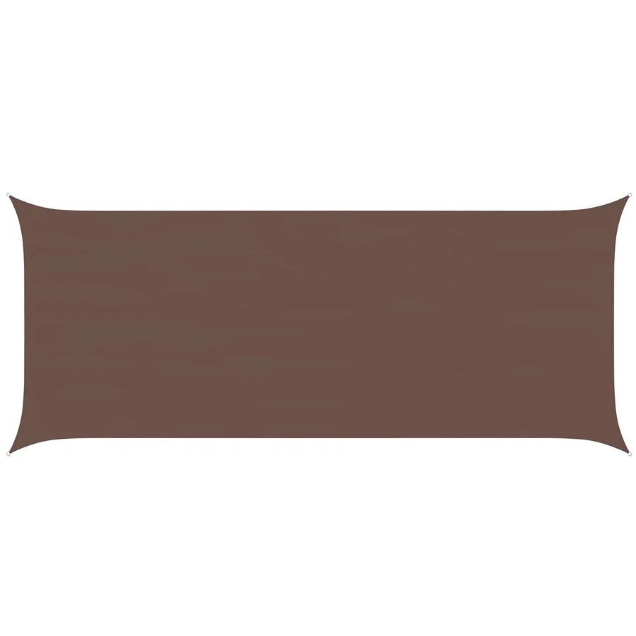 Voile d'ombre Marron 6 x 2,5 m 100 % polyester Oxford - 2