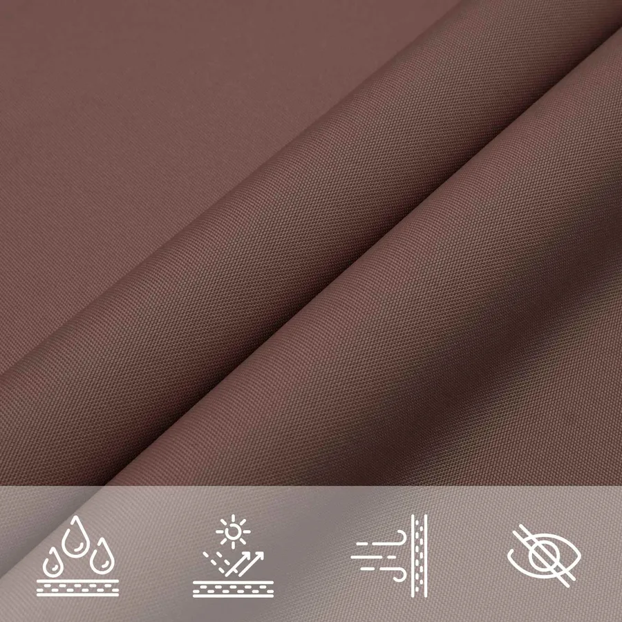 Voile d'ombre Marron 6 x 2,5 m 100 % polyester Oxford - 6