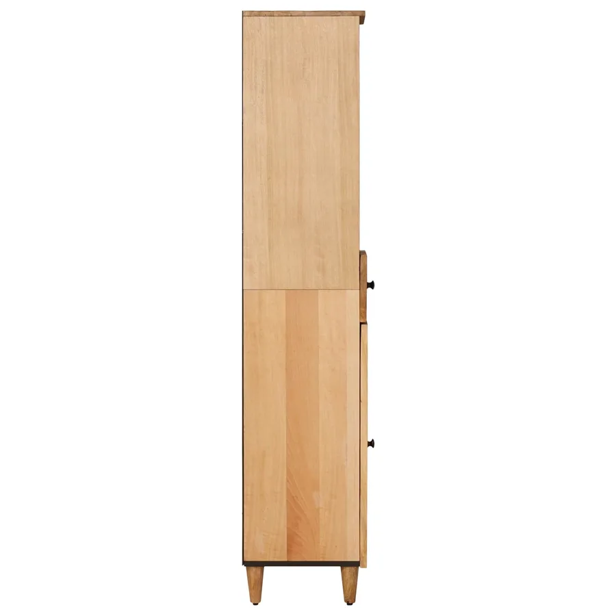 Cabinet de salle de bain avec tiroir Marron 38 x 33,5 x 160 cm - 4