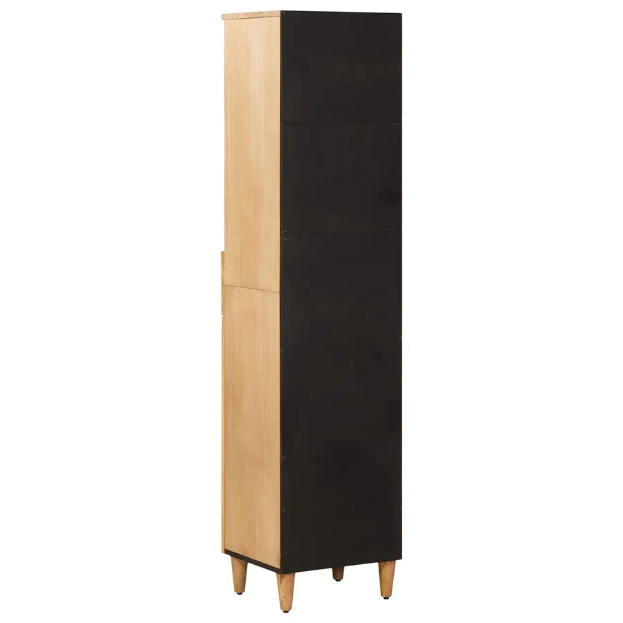 Cabinet de salle de bain avec tiroir Marron 38 x 33,5 x 160 cm - 5