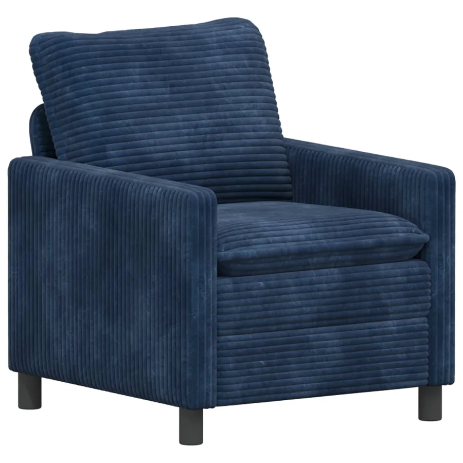 Canapé Bleu marine 76 x 81 x 87,5 cm Polyester - 2