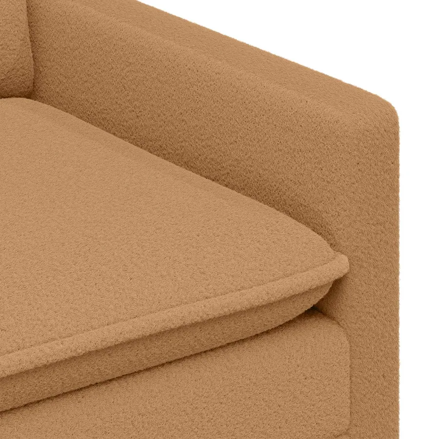 Canapé Beige 156 x 81 x 87,5 cm Tissu - 6