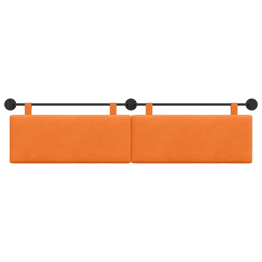 Tête de lit suspendue Tissu en velours côtelé - 5