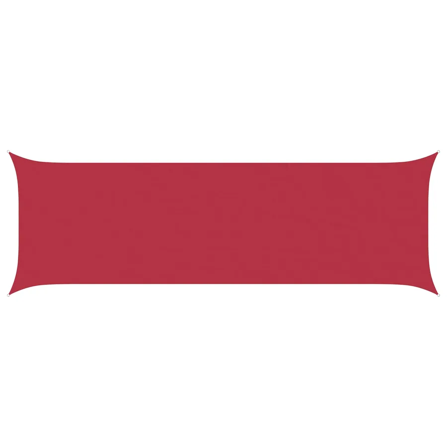 Voile d'ombre Rouge 6 x 2 m 100 % polyester Oxford - 2