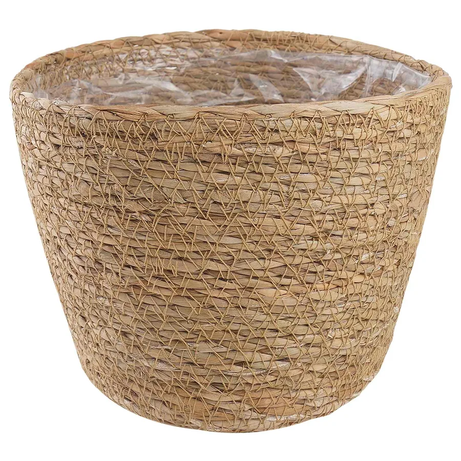 Paniers à plantes en herbe de mer 3 pcs Naturel Ø26 x 19 cm - 3