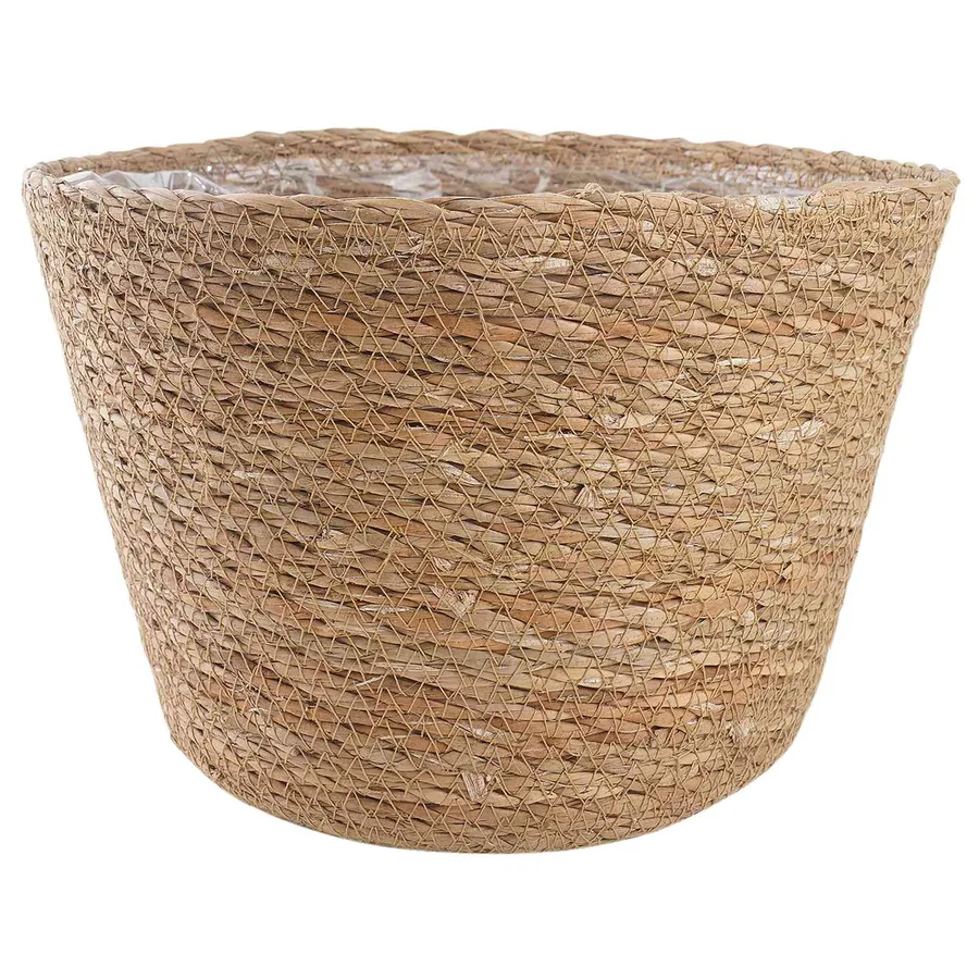 Paniers à plantes en herbe de mer 3 pcs Naturel Ø26 x 19 cm - 4