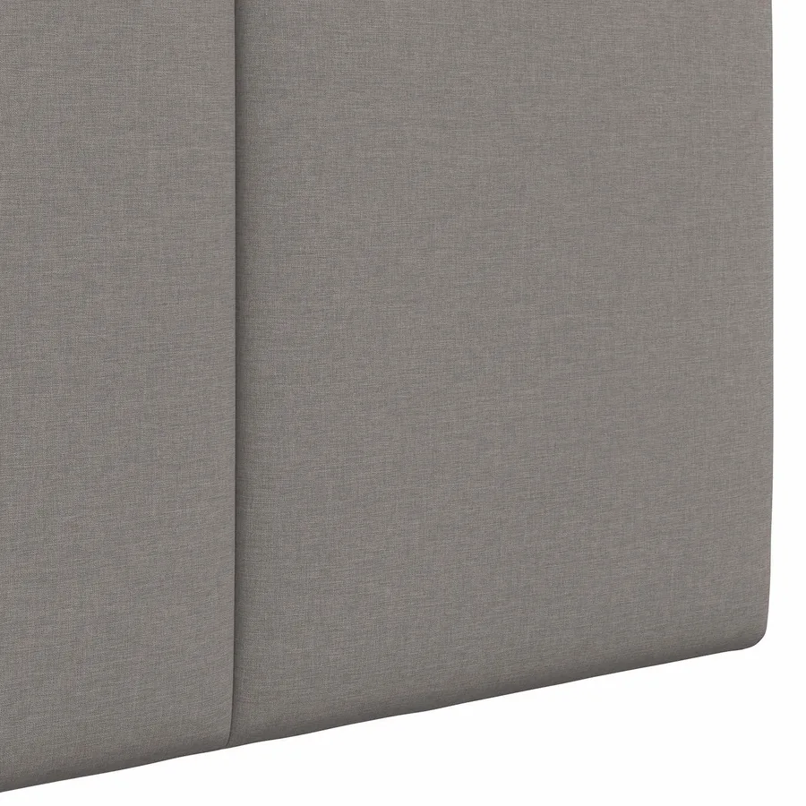 Tête de lit suspendue Avec lumière LED Taupe Tissu - 9