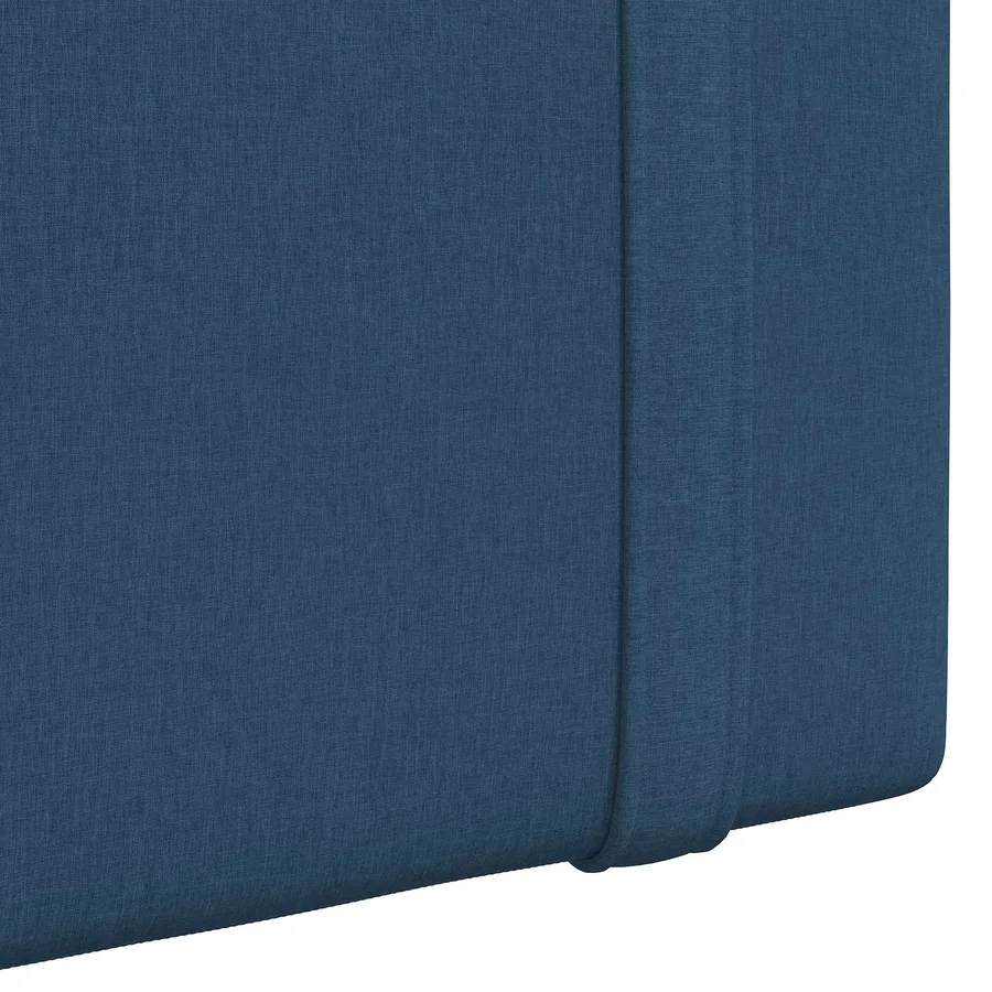 Tête de lit suspendue Avec lumière LED Bleu Tissu - 9
