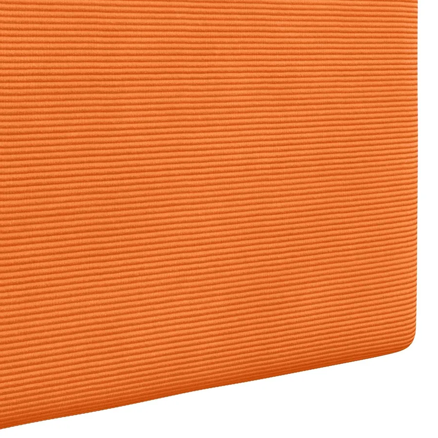 Tête de lit suspendue Orange Tissu en velours côtelé - 9
