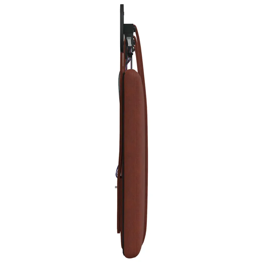 Tête de lit suspendue Avec lumière LED Brun Brillant PU antique - 7