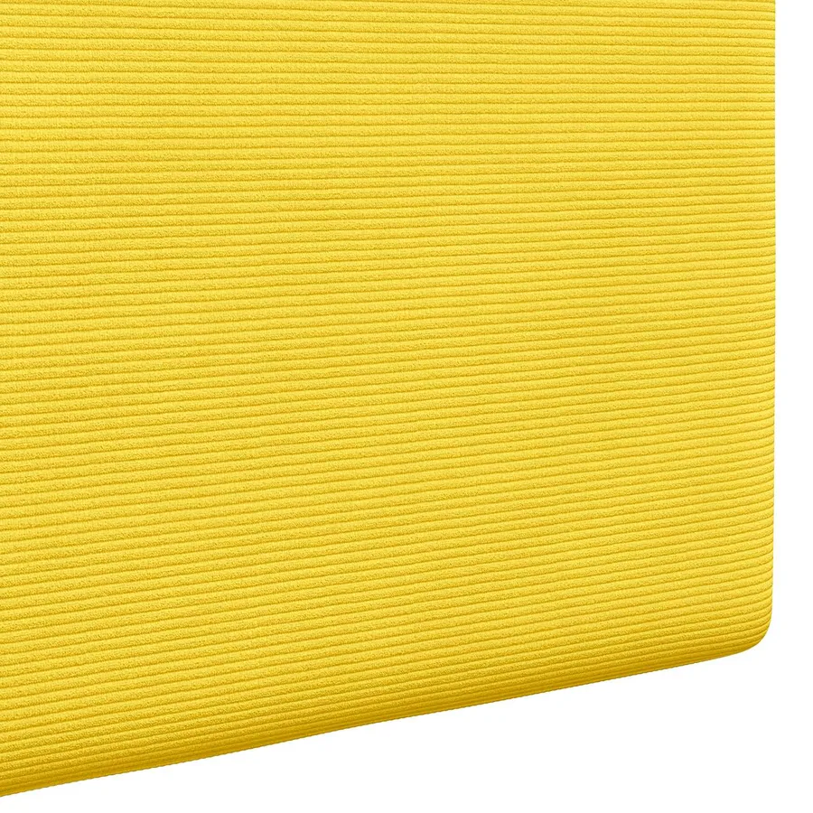 Tête de lit suspendue Jaune clair Tissu en velours côtelé - 9