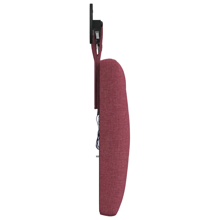 Tête de lit suspendue Avec lumière LED Bordeaux Tissu - 7