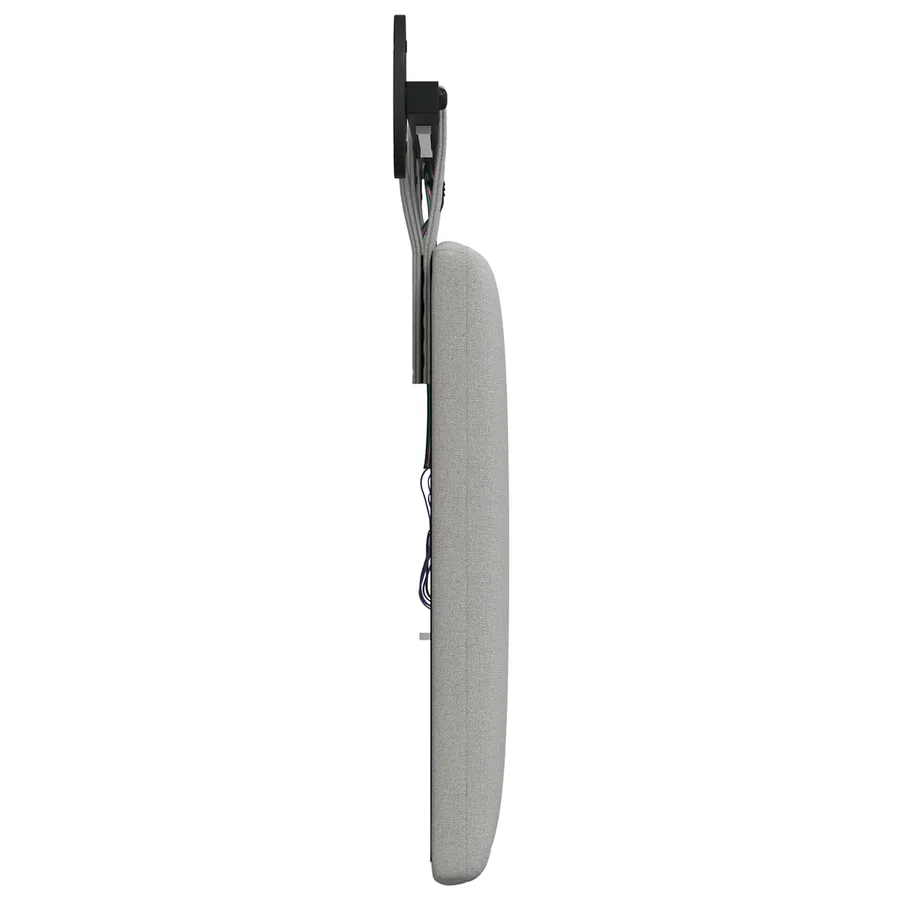 Tête de lit suspendue Avec lumière LED Gris nuage Tissu - 7