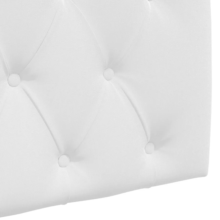Tête de lit suspendue Avec lumière LED Blanc Tissu - 9