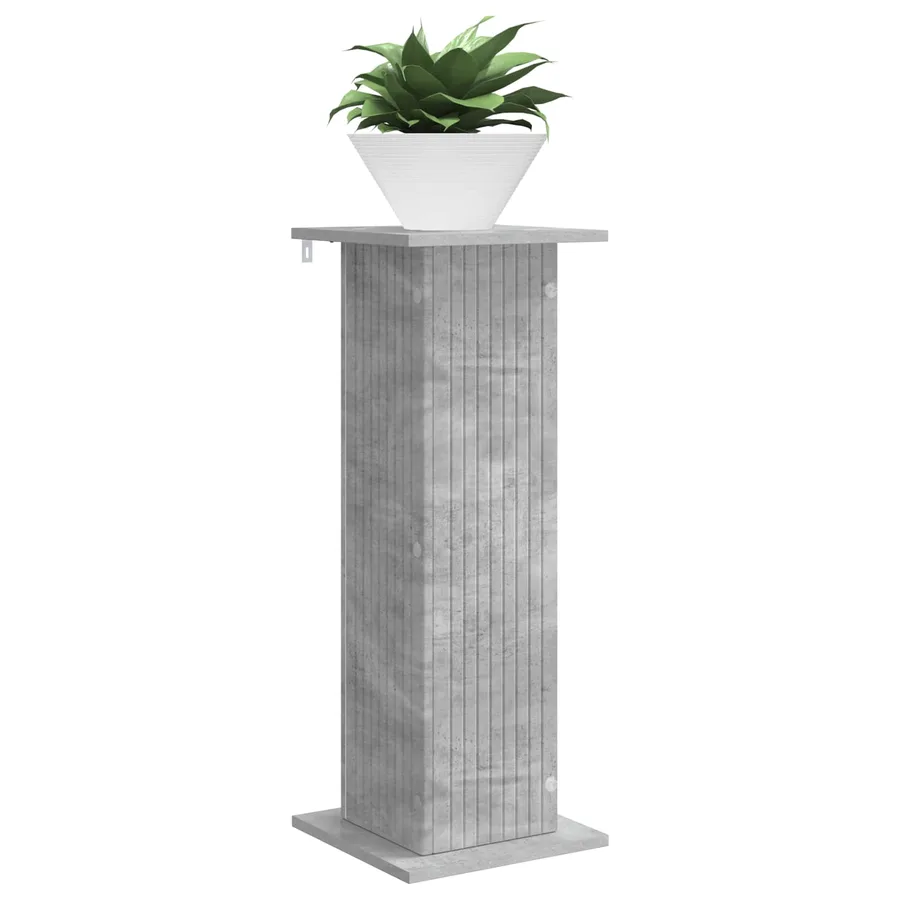 Support de Plante 2 pcs Gris béton 30,5 x 30 x 80,5 cm - 3