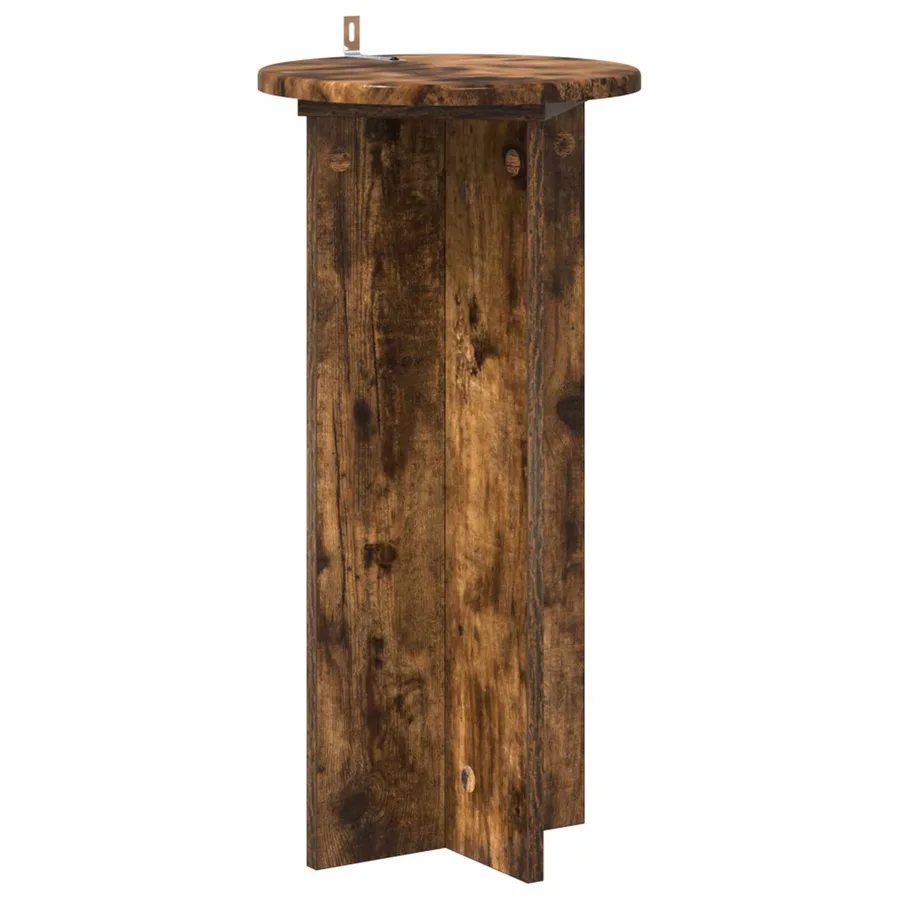 Support de Plante 2 pcs Chêne fumé 29,5 x 29,5 x 60 cm - 5