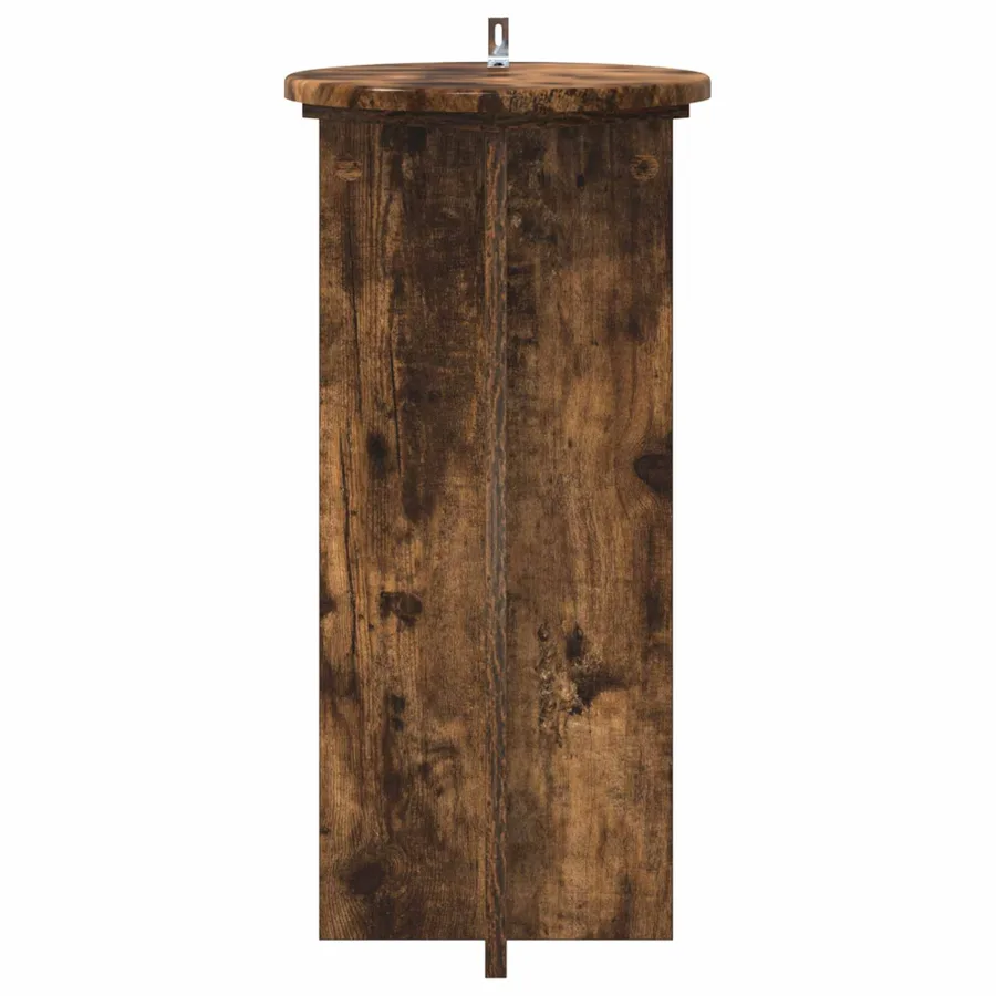 Support de Plante 2 pcs Chêne fumé 29,5 x 29,5 x 60 cm - 6