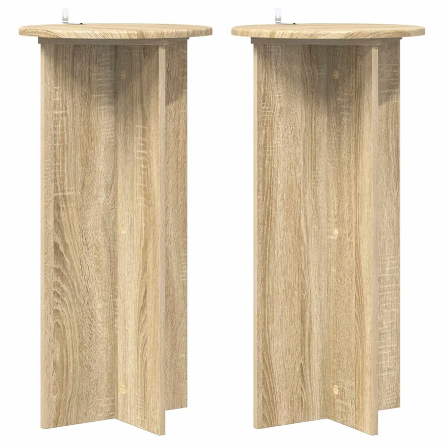 Support de Plante 2 pcs Chêne Sonoma 40 x 40 x 80 cm - 2