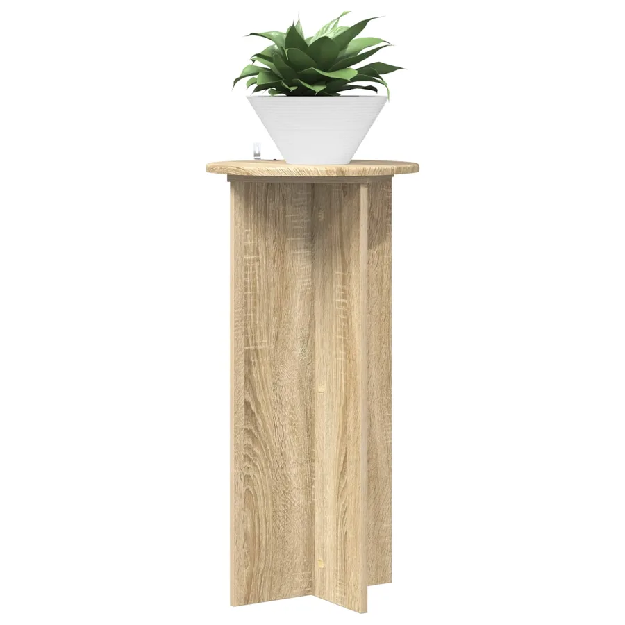 Support de Plante 2 pcs Chêne Sonoma 40 x 40 x 80 cm - 3