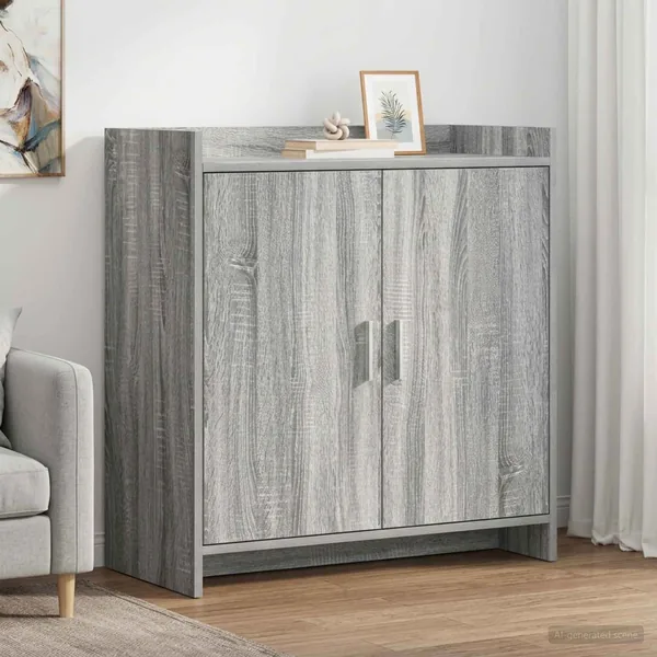 Buffet Sonoma gris 72 x 36 x 80 cm Bois d'ingénierie